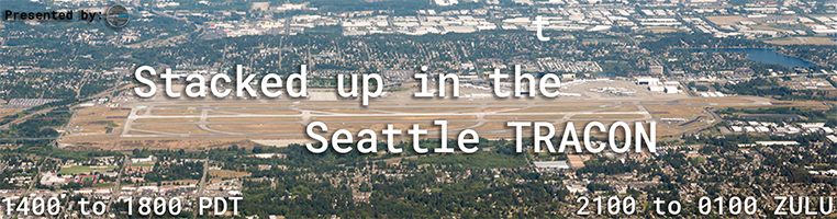 Stacked up in the Seattle TRACON