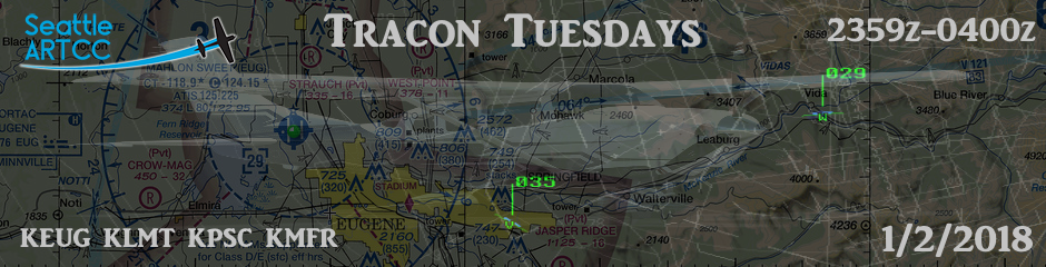 Seattle ARTCC's TRACON Tuesday!